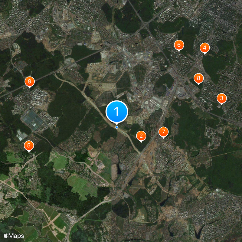 Prokshino Map