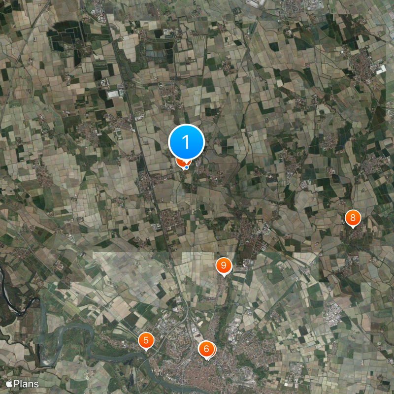 Cartuja de Pavía Mapa