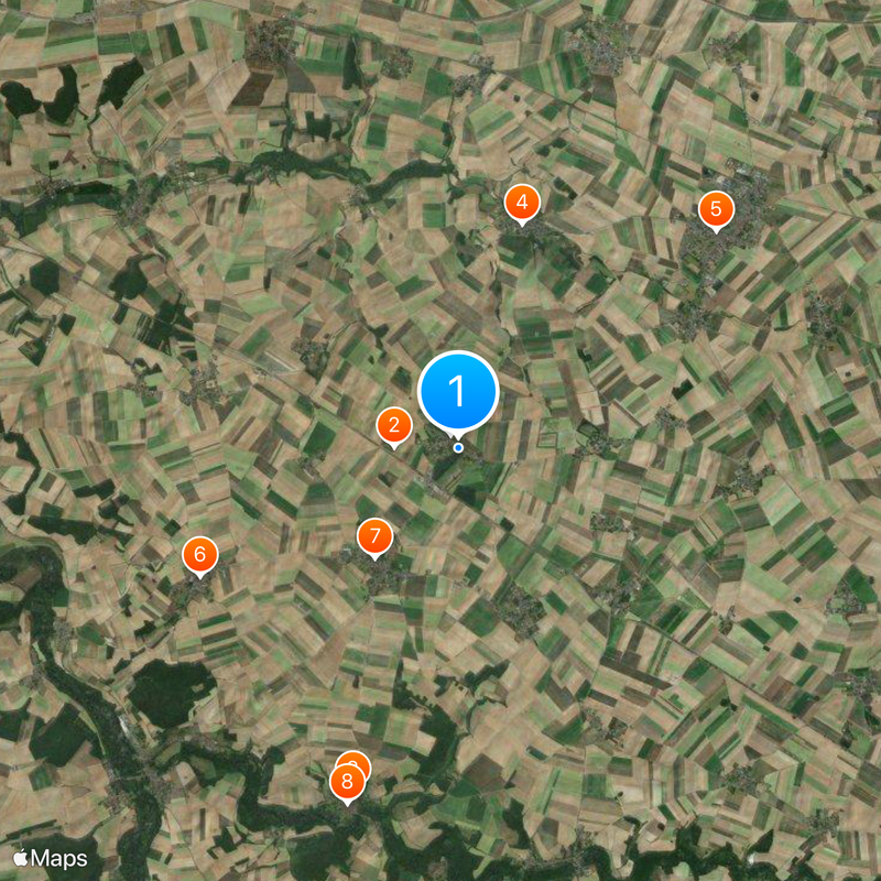 Château du Quesnel Mapa