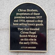 Commemorative plaque to Chivas Brothers