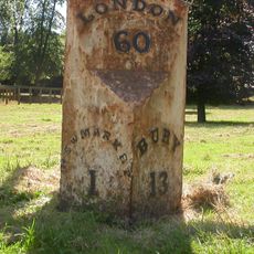 Milestone, The Limekilns, Bury Road (note this is actually in Snailwell Parish, Cambs)