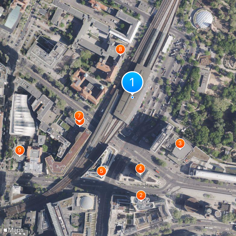 Berlin Zoologischer Garten Carte