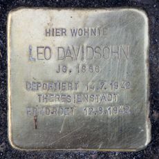 Stolperstein dedicated to Leo Davidsohn