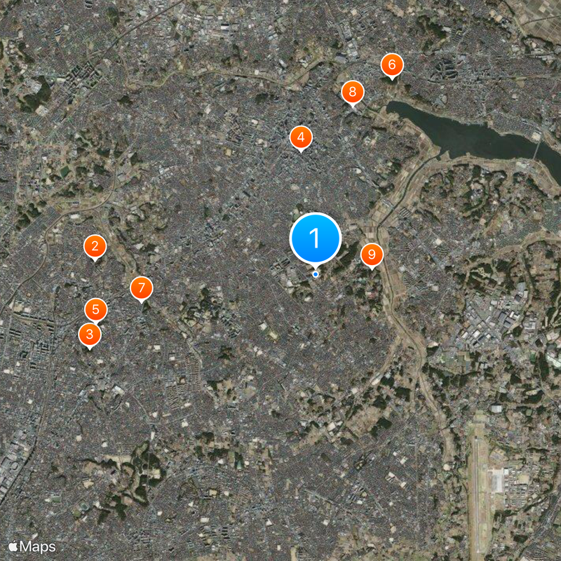 Chiba Prefectural Kashiwa Minami High School Map