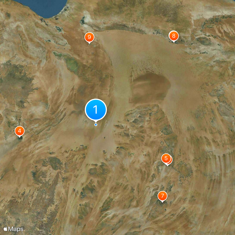 Gran Río Artificial Mapa