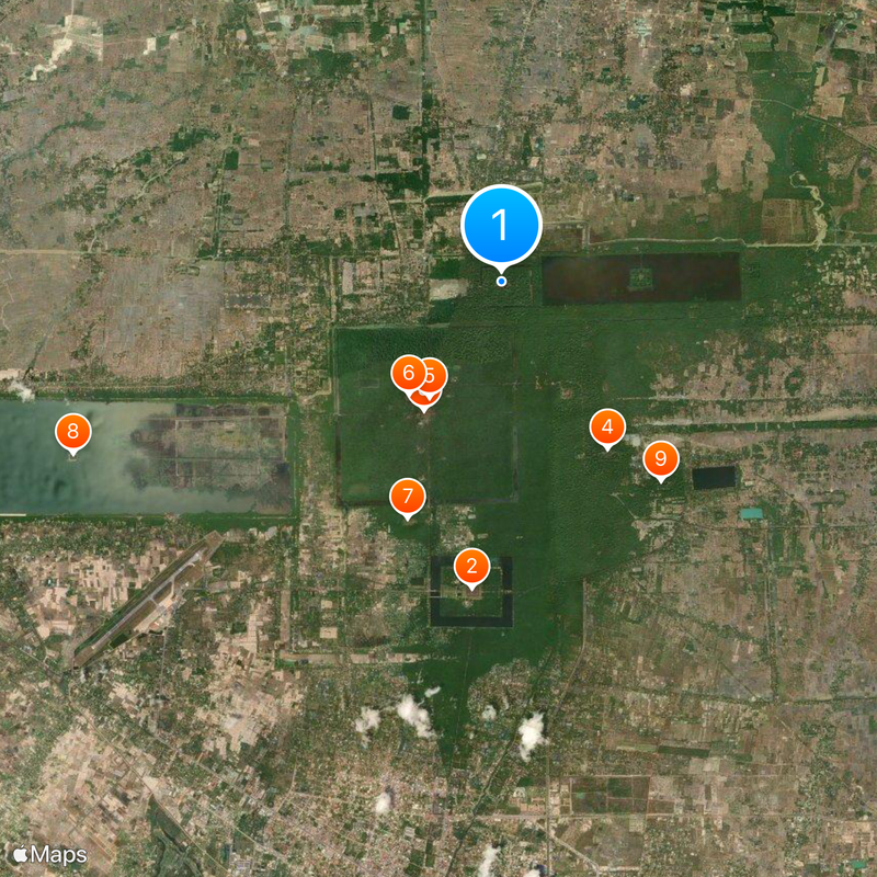 Preah Khan Map