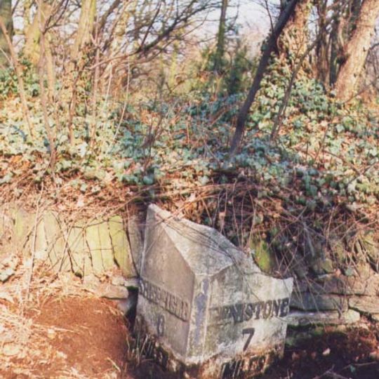 Milestone, just N of A629, Hallwood Road jct