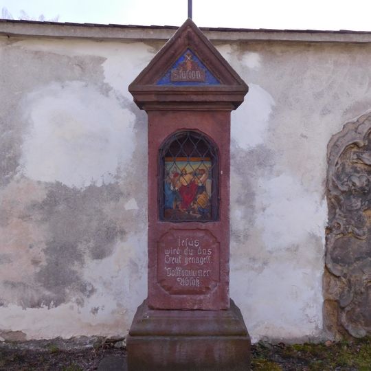10th station of the cross in Hostinné