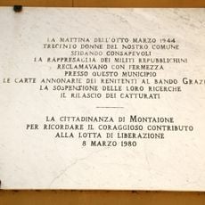 Targa Insurrezione di donne 8/3/1944