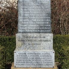 Denkmal für die Gefallen des Ersten Weltkrieges Rachlau 13 (bei)