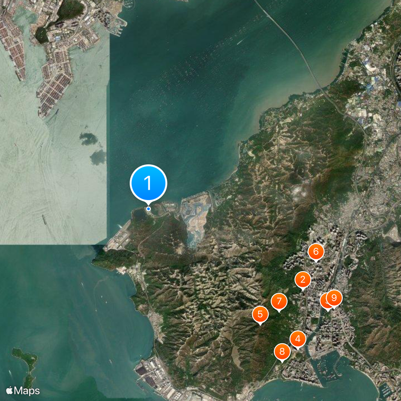 Tsang Tsui Columbarium Map