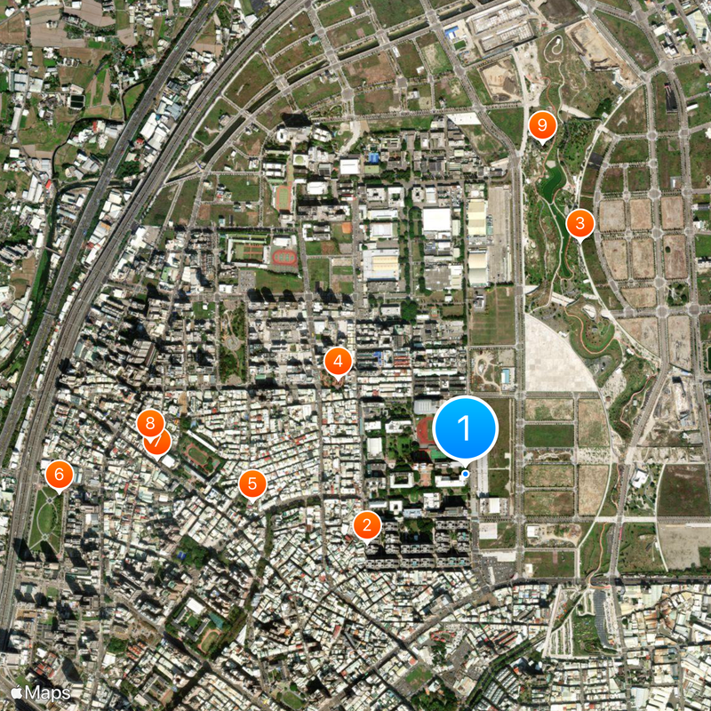 Feng Chia University Map