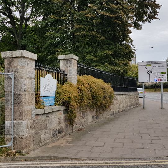 Boundary Walls, Gatepiers And Railings Former Aberdeen Royal Infirmary, Woolmanhill, Aberdeen