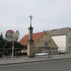 Kříž v centru Merklína