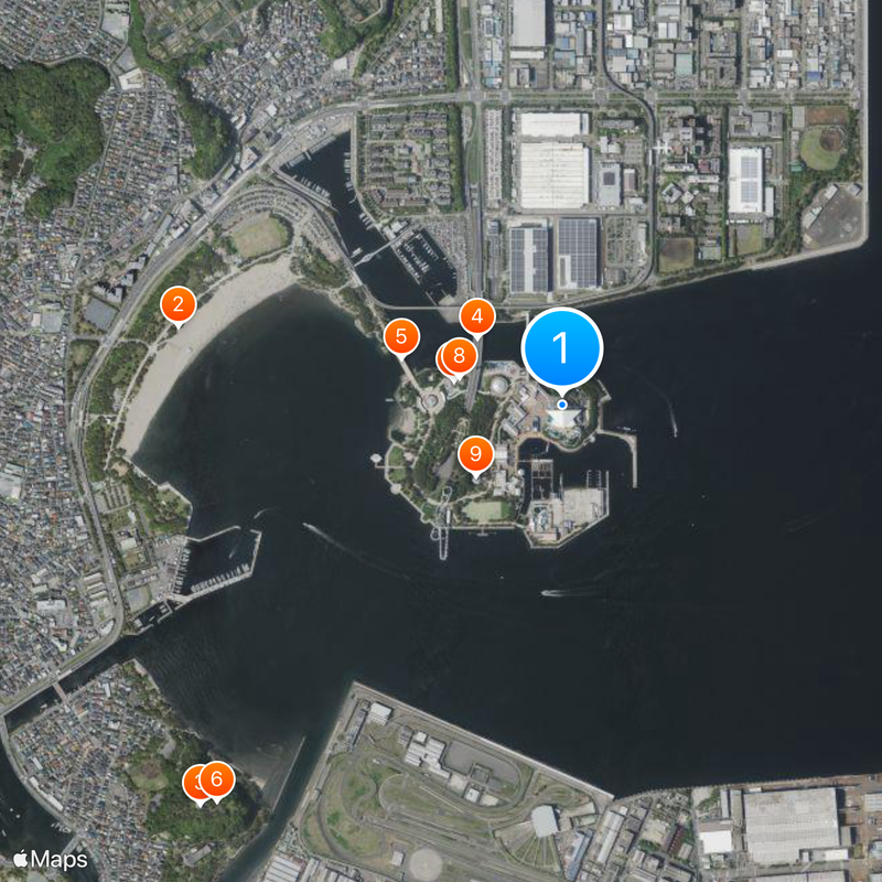 Yokohama Hakkeijima Sea Paradise Carte