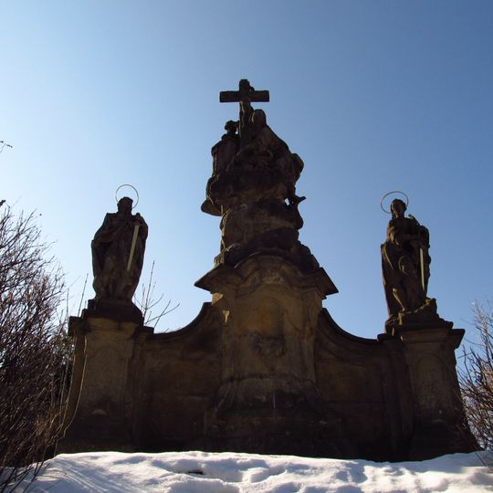 Statue of Faith with Saints John and Paul