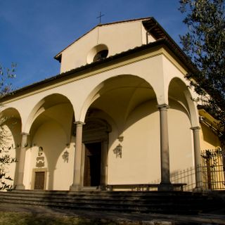 Kirchengebäude von Santa Lucia alla Castellina
