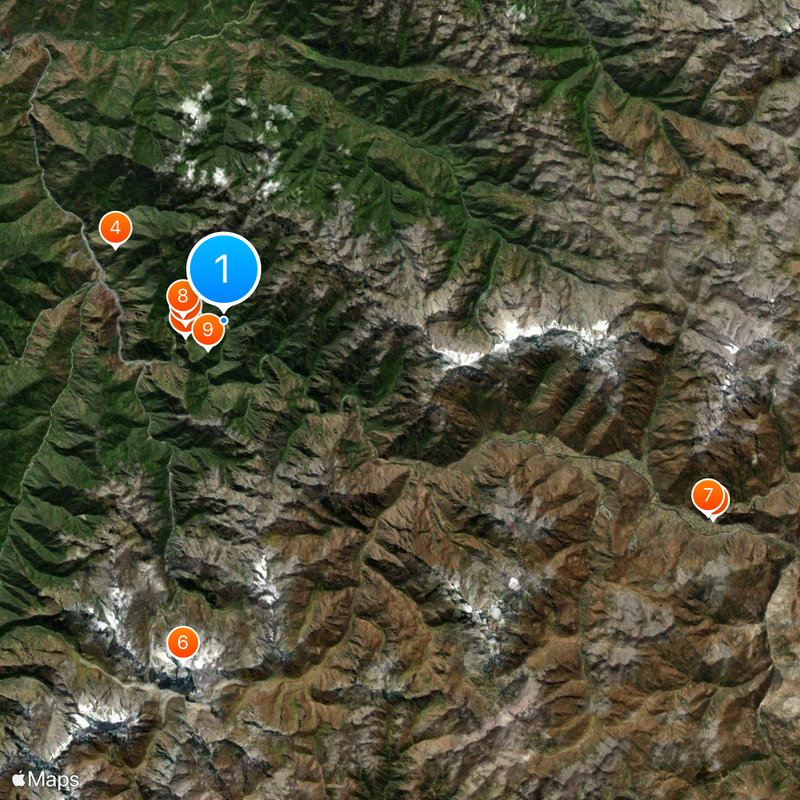 Aguas Calientes Map