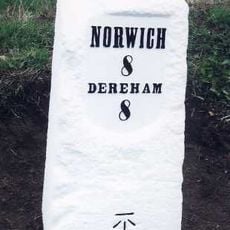 Milestone, Dereham Road, opp. No. 43