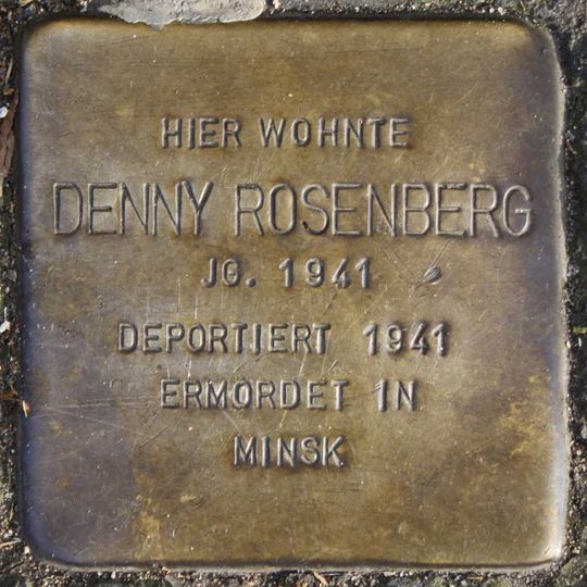 Stolperstein em memória de Denny Rosenberg