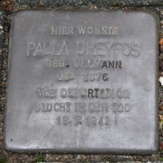 Stolperstein dedicated to Paula Dreyfus