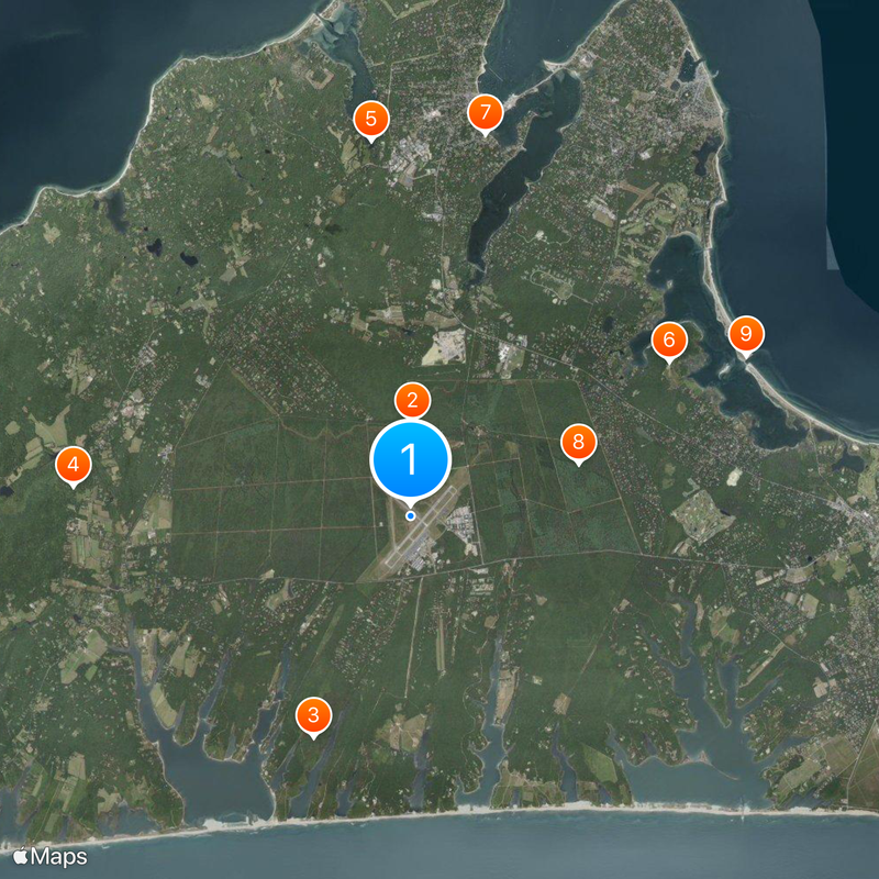 Martha's Vineyard Airport Map