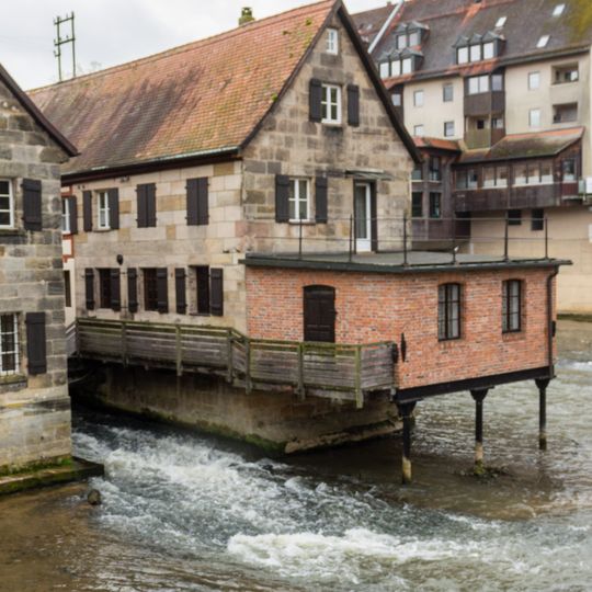 Ehemalige Mühle und Elektrizitätswerk I in Lauf an der Pegnitz
