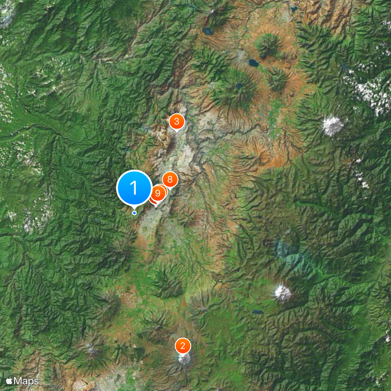 Provinz Pichincha Karte