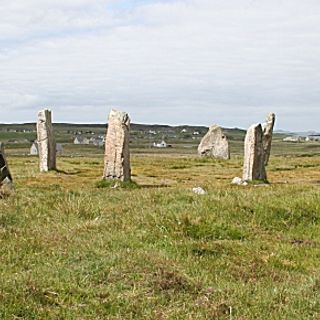 Cnoc Fillibhir Bheag,stone circle and stone settings