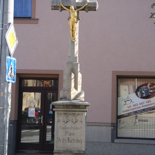 Kříž v Třebíči na ulici Svatopluka Čecha