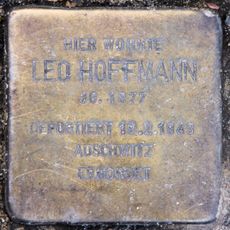 Stolperstein dedicated to Leo Hoffmann
