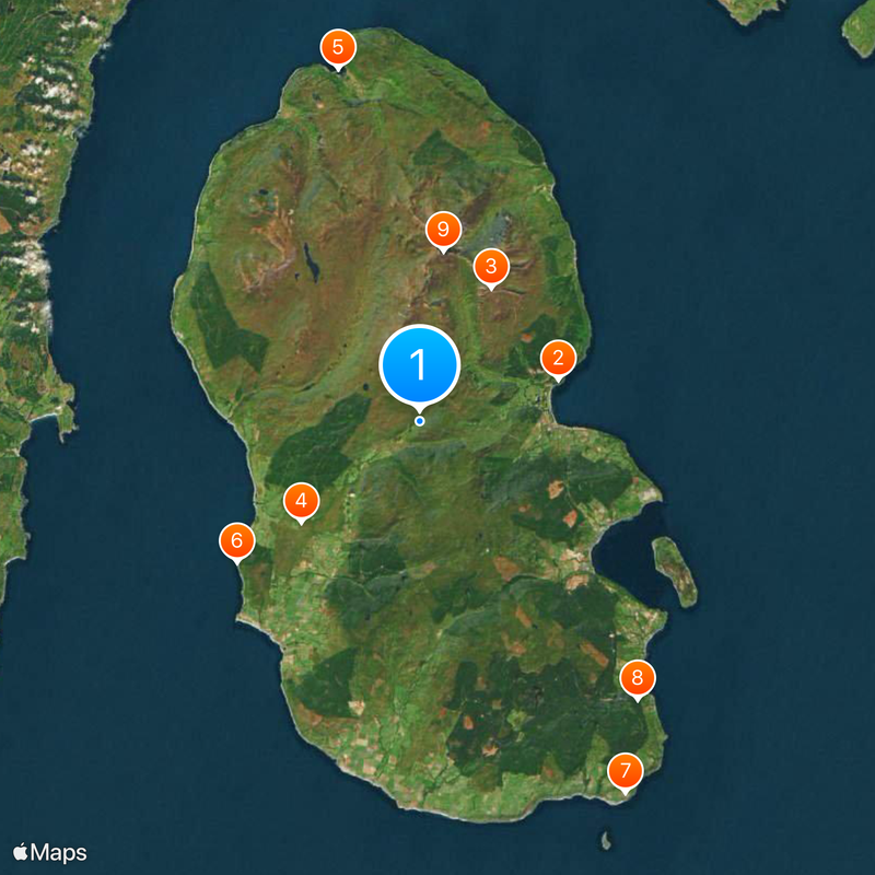 Isle of Arran Map