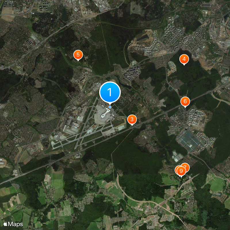 Aeroport Vnukovo Map