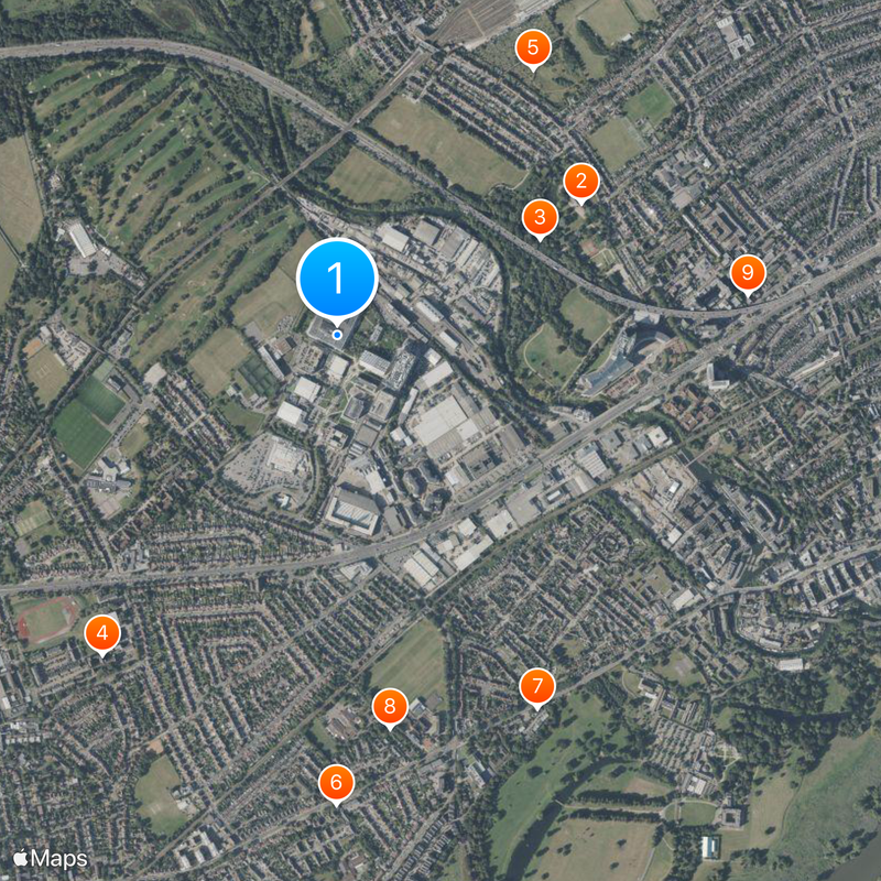 Sky News Map