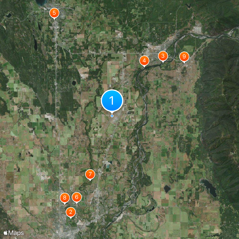 Glacier Park International Airport Map