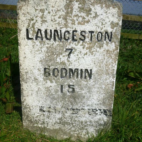 Milestone 80 Metres To South West Of Strylands