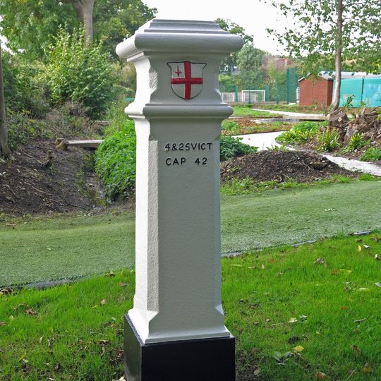 London Coal Duty Marker On County Boundary About 140 Metres South Of Road