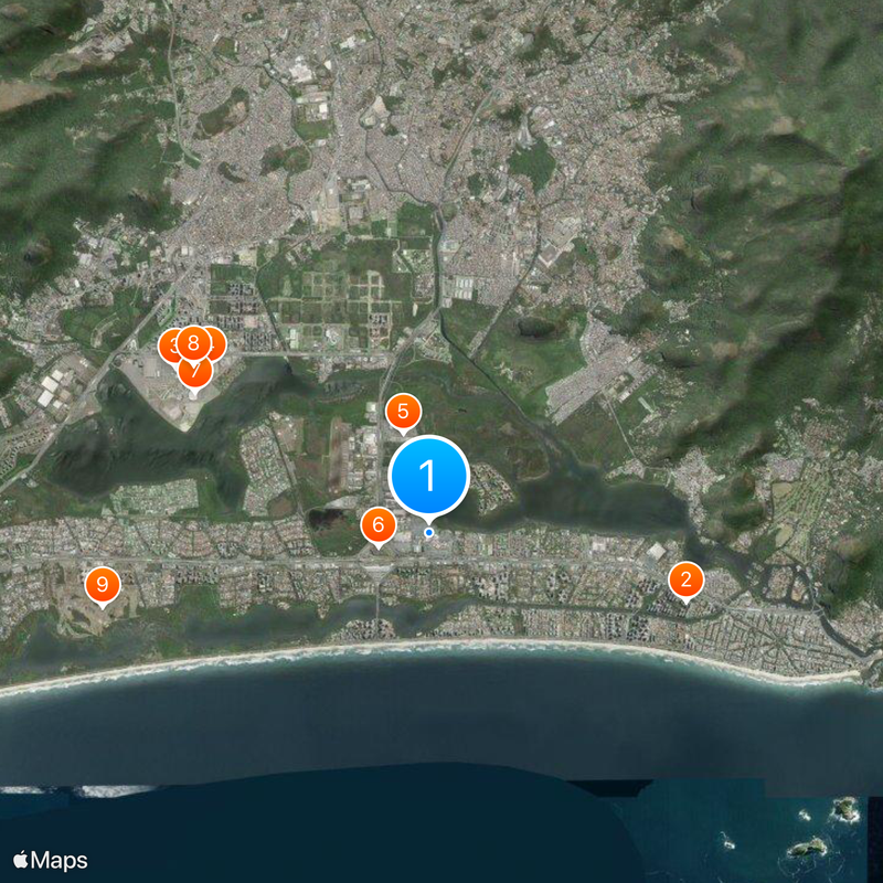 Barra Shopping Map