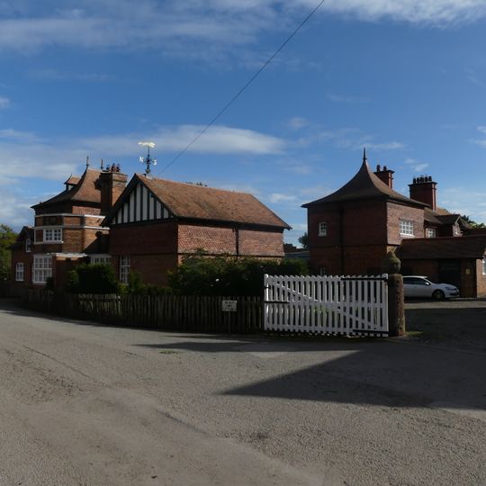 Range of outbuildings east of Haughton Hall