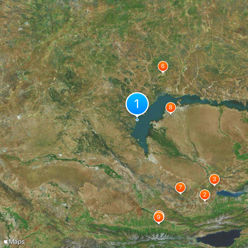 Priozersk Map