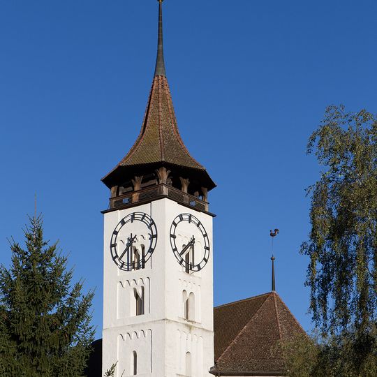 Reformierte Kirche mit Pfarrhaus