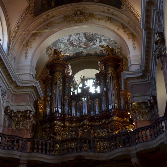 Orgel der röm.-kath. Kostel svatého Jakuba Většího - Basilika zum hl. Jakobus d. Ä., Minoritenkirche - 1705