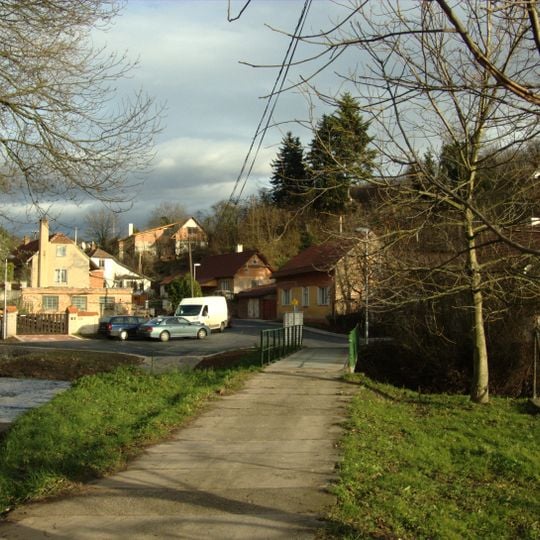 Mostek přes Výrovku v Chroustově