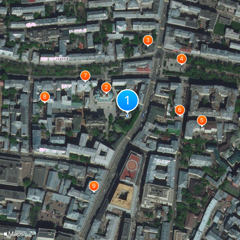 Sretensky Monastery Mappa