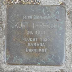 Stolperstein dedicated to Kurt Terhoch