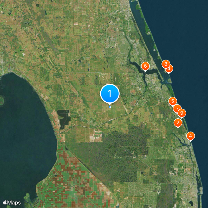 Comté de Martin Carte