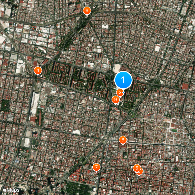 Plaza de las Tres Culturas Map