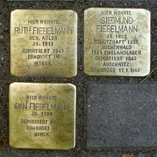 Stolperstein en memoria de Ruth Fiebelmann