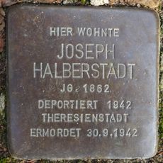 Stolperstein en memoria de Joseph Halberstadt