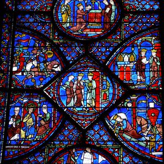 Stained glass windows of Chartres